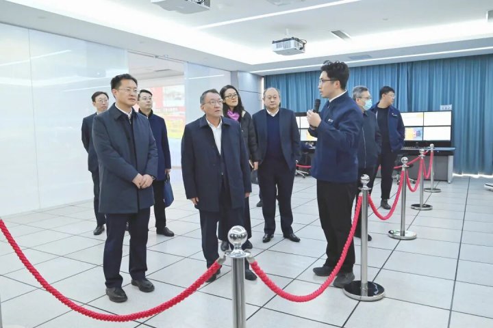 中国工商银行客人到龙拱港参观调研